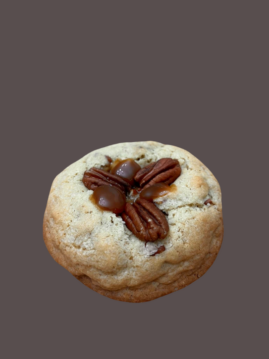 Cookie gourmand aux noix de pécan & caramel